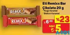 ETİ REMİXX BAR ÇİKOLATA 20 G